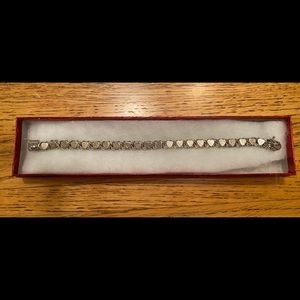 Vintage Heart Charm Bracelet 1970’s
